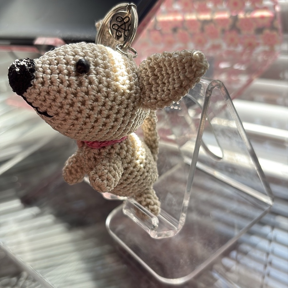 The Sak Crocheted Dog Bag Charm - Picture 3 of 4